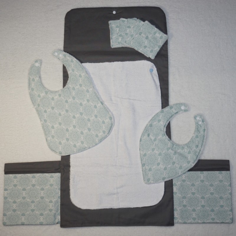 Coffret Naissance - Toile Bleue
