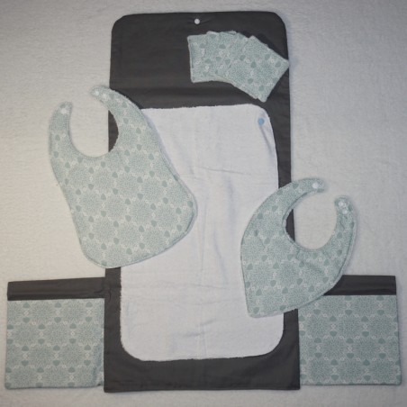 Coffret Naissance - Toile Bleue